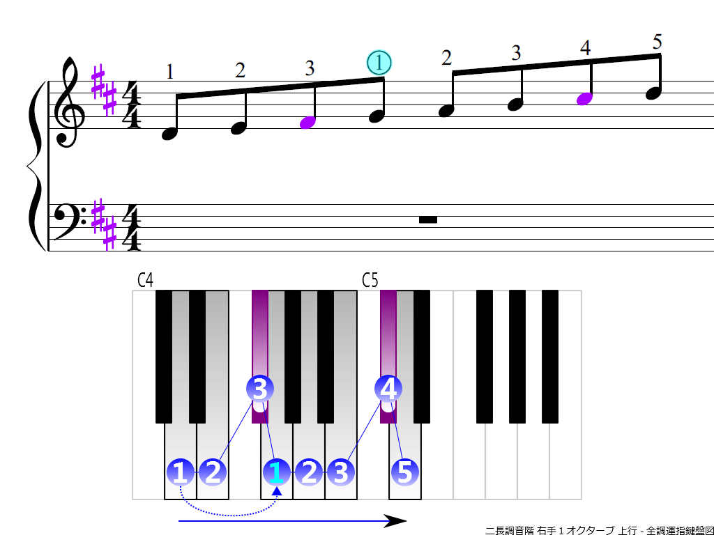 音階 ニ 長調 二長調の階名「ファ」は、音名「嬰ト」である。の解き方（保育実習理論音楽問題問6）